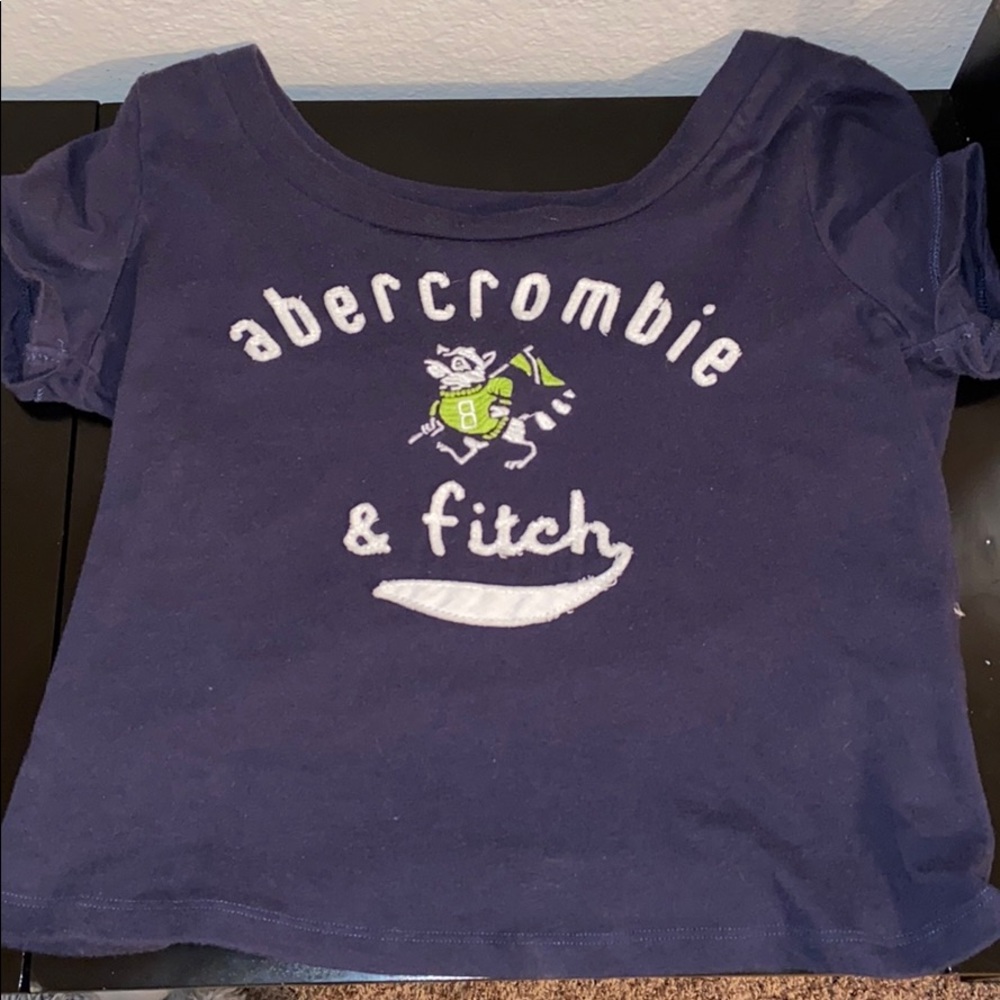 cropped abercrombie shirt